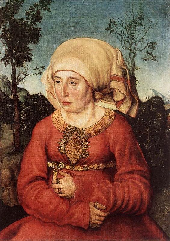 CRANACH, Lucas the Elder Portrait of Frau Reuss dgg Germany oil painting art